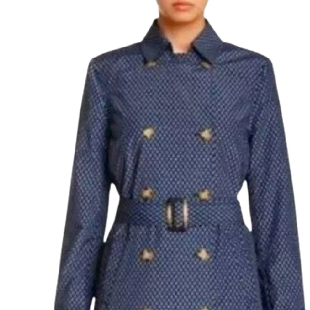 J. McLaughlin Heritage belted trench coat size small.